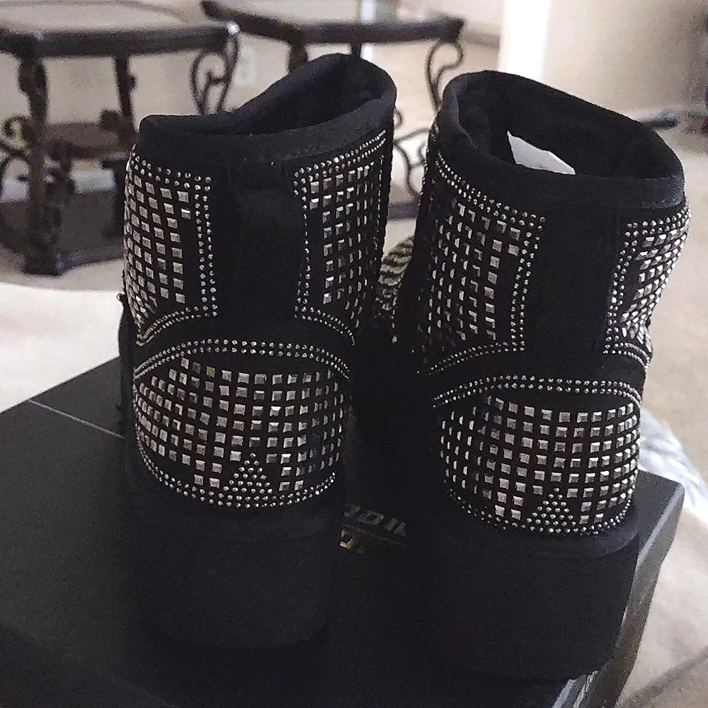 CAPE ROBBIN PLATFORM STUDDED BOOTIES - Picture 10 of 14